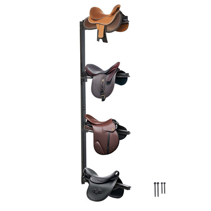 Wall Mounted Saddle Holder Four Levels Western &amp; English Horse Saddle Holder