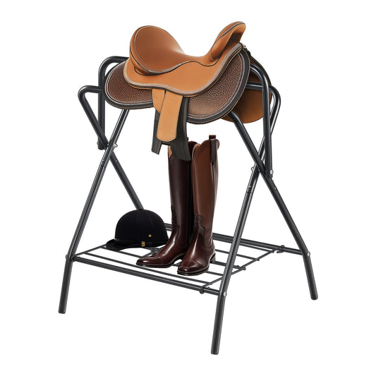 Foldable Saddle Rack Portable Freestanding Horse Saddle Rack 132 lbs