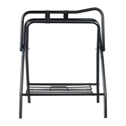 Foldable Saddle Rack Portable Freestanding Horse Saddle Rack 132 lbs