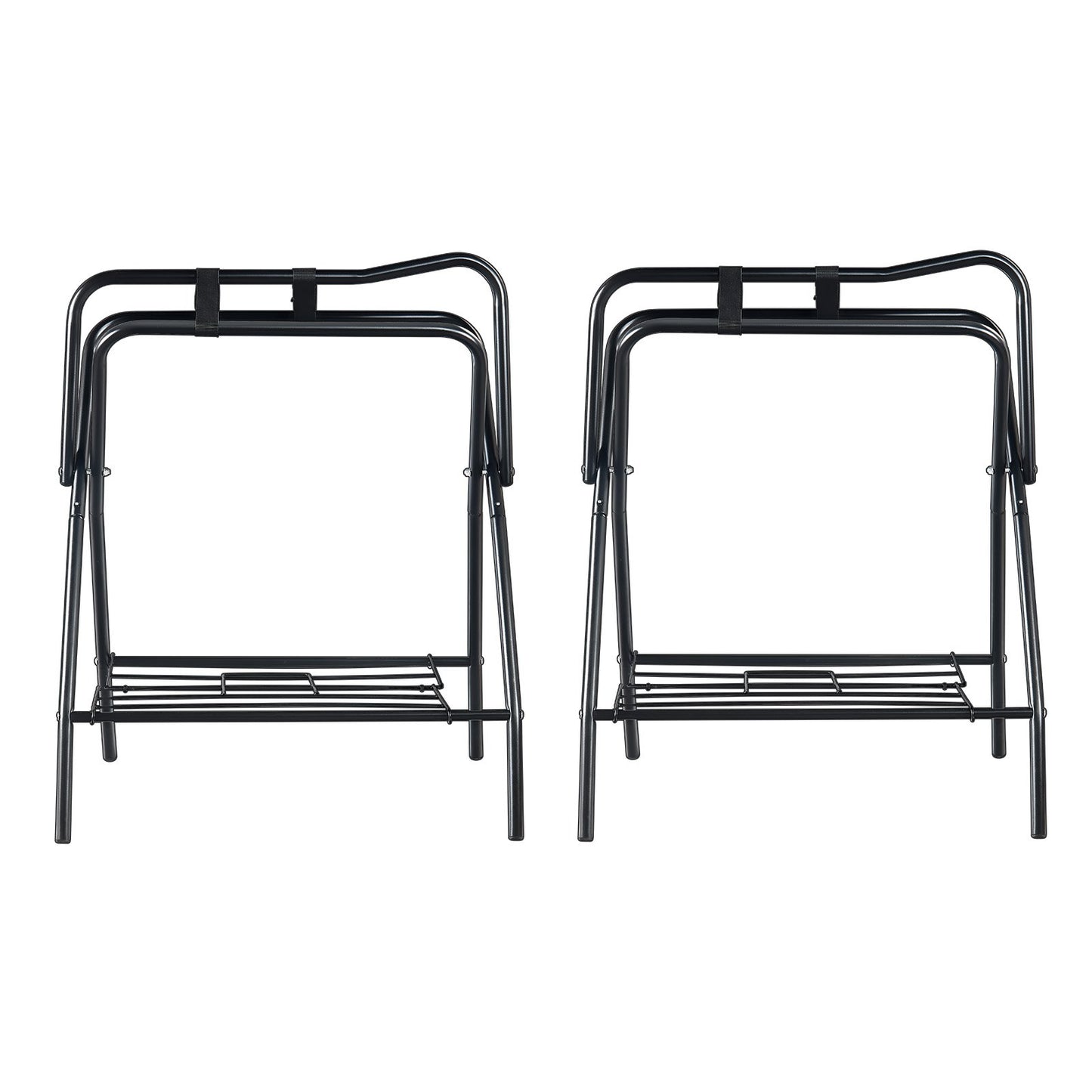 Foldable Saddle Rack 2-pack Freestanding Horse Saddle Rack 132 lbs