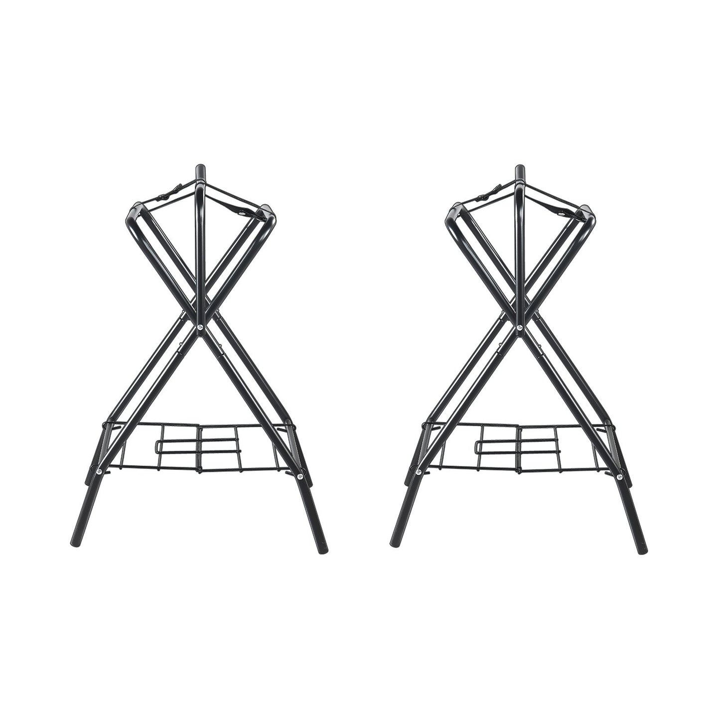 Foldable Saddle Rack 2-pack Freestanding Horse Saddle Rack 132 lbs