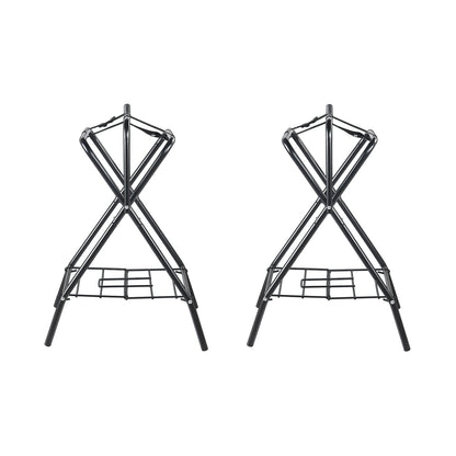 Foldable Saddle Rack 2-pack Freestanding Horse Saddle Rack 132 lbs