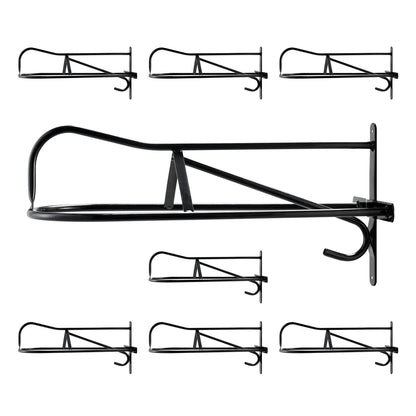 Wall Mounted Saddle Holder with Pad Bar 8-pack Horse Saddle Holder