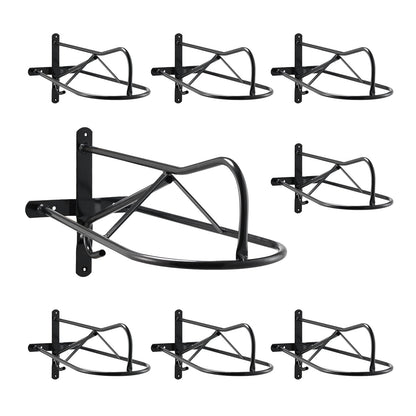 Wall Mounted Saddle Holder with Pad Bar 8-pack Horse Saddle Holder