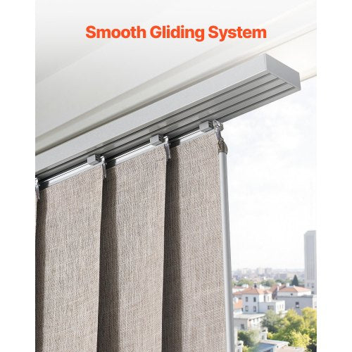 Flächenvorhang Rollo Rollo Rolloschienen 116cm bis 218cm B ablängbar braun