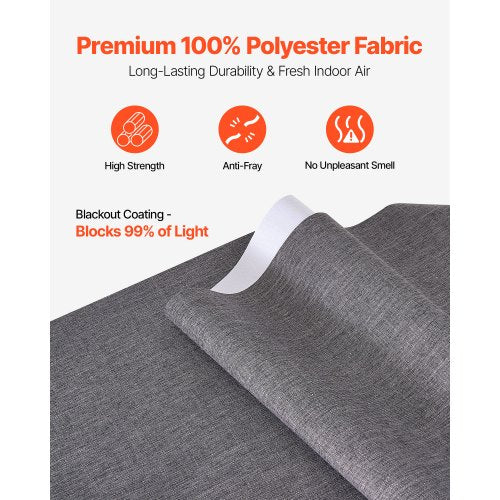 Flächenvorhang Rollo Rollo Rolloschienen 116cm bis 218cm B ablängbar Dunkelgrau