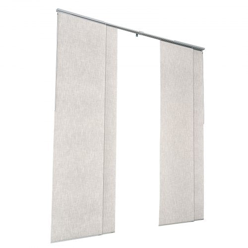 Panelskena Persienner Utdragbara Skenor 116 till 218 cm B Kan Kantklippas Ljusgrå