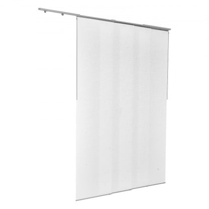 Panelskena Persienner Utdragbara Skenor 116 cm till 218 cm B Kan Kantklippas Vit