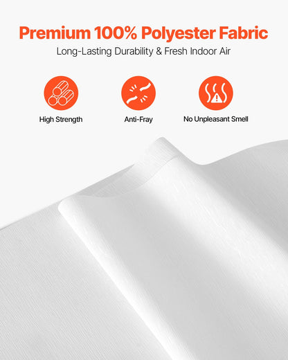 Panel Track Blinds, Extendable Track from 45.8 in to 86 in W, Trimmable Panel Curtains Up to 96 in H, Adjustable Vertical Panel Blinds for Sliding Doors, Patio Doors, Room Divider, Window, White