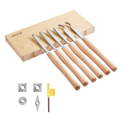 6-PIECE WOOD GEAR SET HSS GEAR SET STORAGE AND CUTTING CABINET