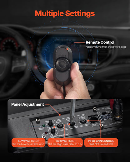 10" 400W Auto-Subwoofer unter dem Sitz Schlankes Subwoofersystem für Auto/LKW