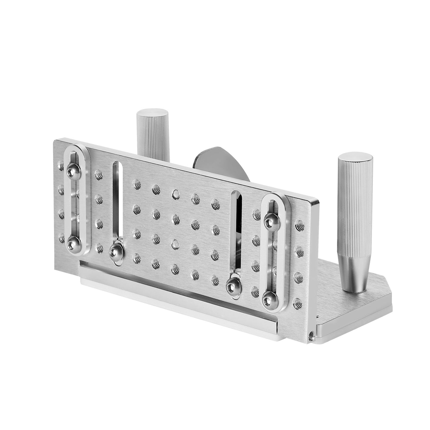 Belt Grinder Knife Jig, 85° - 115° Adjustable Belt Sander Knife Sharpening Jig with Dual Handles, 7.68" Long Sharpener Locator Compatible with Bench Grinders, Sharpening Machines