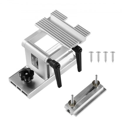 Bench Grinder Tool Rest, Adjustable Replacement Tool Rest Sharpening Jig for 6" or 8" Bench Grinder - with Flat Miter Slide for 0 - 2.5 inch Wide Blades and Chisels