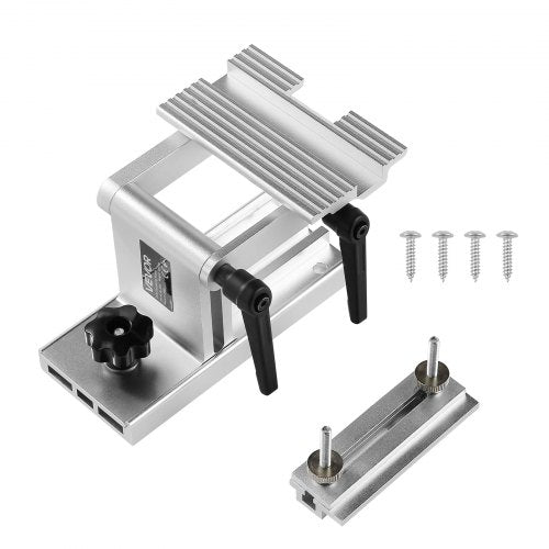 Bench Grinder Tool Rest, Adjustable Replacement Tool Rest Sharpening Jig for 6" or 8" Bench Grinder - with Flat Miter Slide for 0 - 2.5 inch Wide Blades and Chisels