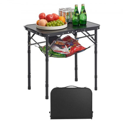 60cm Hopfällbart Bärbart Campingbord Aluminium Picknickbord Inomhus Utomhus |  EU