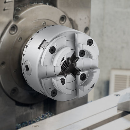 KP2-3/4 Lathe Chuck, 4-Jaw 2.75" Diameter, Metal Lathe Chuck Turning Machine Accessories, Self-centering Tool, for Lathe, Precision Machining, Grinding Machines, Milling Machines
