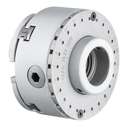 KP965 Drehfutter, 4-Backen 3,75" Durchmesser, Metall-Drehfutter Drehmaschinenzubehör mit 5 Backensätzen, selbstzentrierendes Werkzeug, für Präzisionsbearbeitung, Schleifmaschinen, Fräsmaschinen