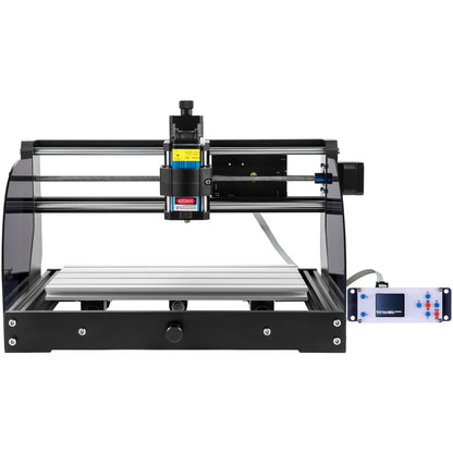 Gravyrmaskin 300×180×45 mm CNC-router CNC 3018 Pro 15W lasergravör GRBL Control 3-axlig lasergraveringsmaskin, med offlinekontroll, för snidning av plast, akryl, PVC, trä