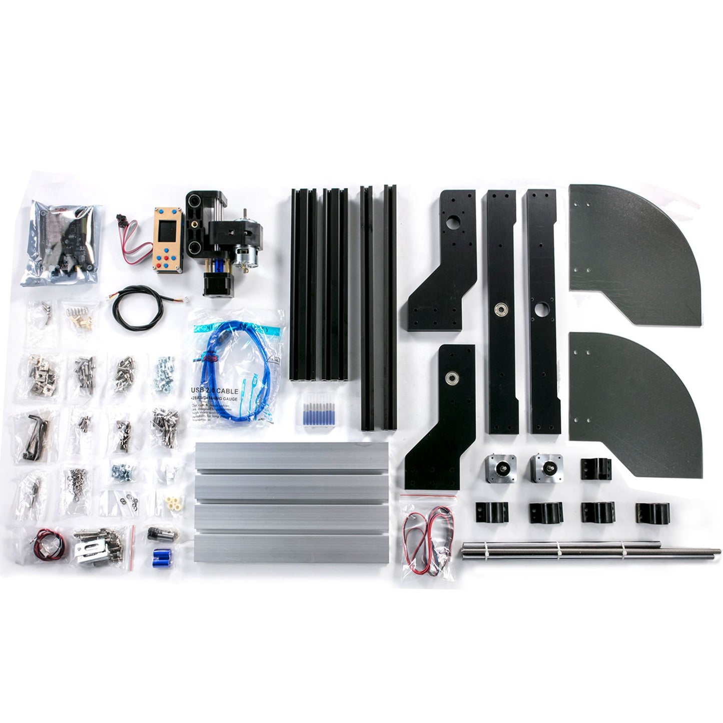 CNC 3018 Pro CNC Router 300×180×45 mm CNC Machine 5.5W GRBL Control Mini Laser Engraver with Offline Controller 3 Axis Laser Engraving Machine for Carving Milling Plastic, Acrylic, PVC, Wood