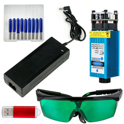 CNC 3018 Pro CNC Router 300×180×45 mm CNC Machine 5.5W GRBL Control Mini Laser Engraver with Offline Controller 3 Axis Laser Engraving Machine for Carving Milling Plastic, Acrylic, PVC, Wood