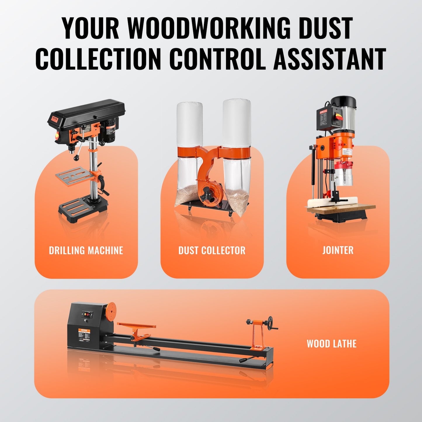 2,5" x 20" dammuppsamlingsslang Förtjockad PVC flexibel klar slang