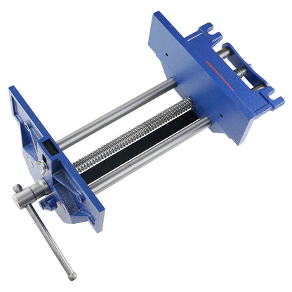 Schraubstock für die Holzbearbeitung, 13 Zoll, Werkbankschraubstock aus robustem Gusseisen, 10,6 Zoll Backenbreite, mit Schnellspannhebel für die Holzbearbeitung, Schneiden und Bohren