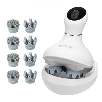 Electric Scalp Massager Rechargeable Head Massager Waterproof Portable