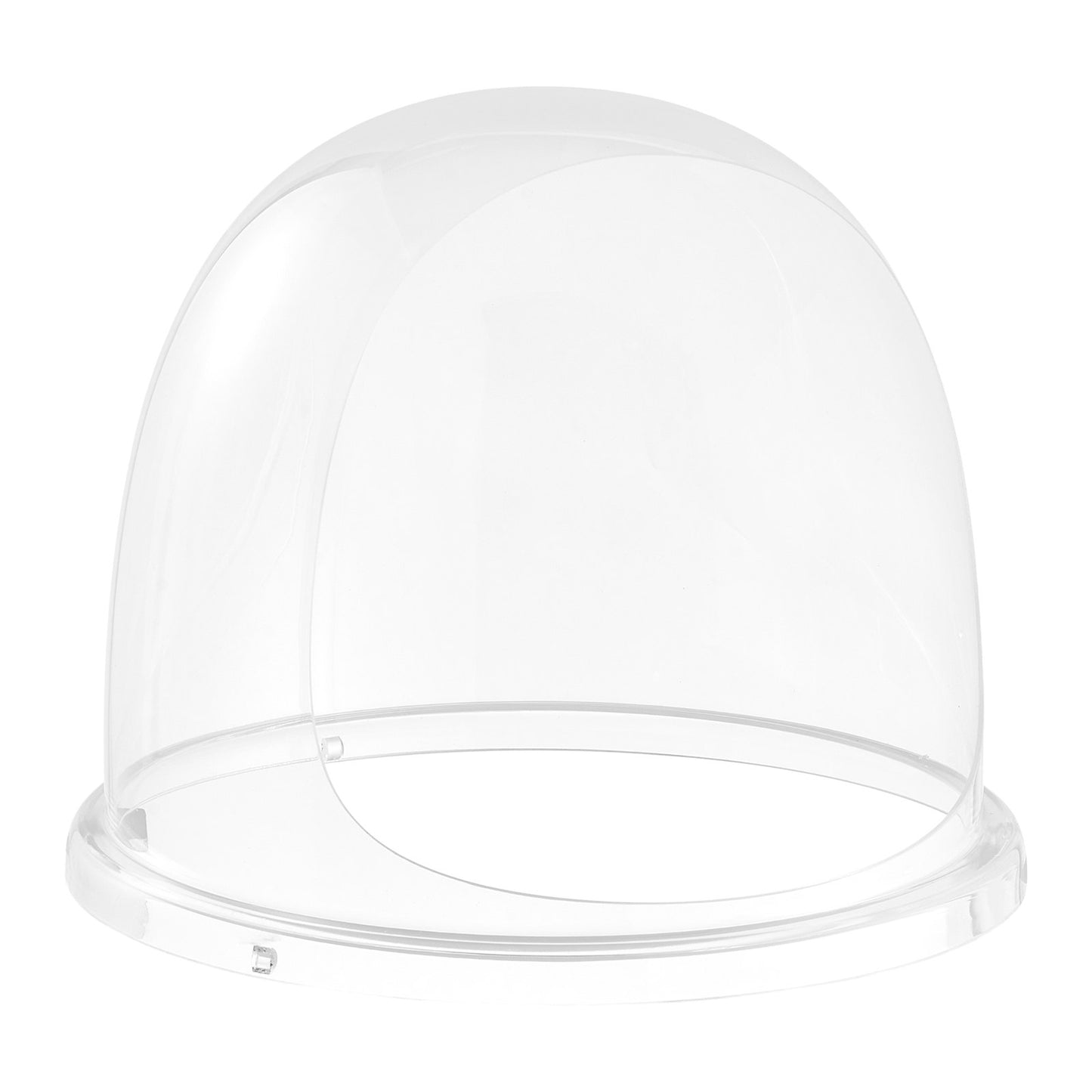 Cotton Candy Machine Cover, Transparent Acrylic Dome Bubble Shield, Cotton Candy Machine Bubble Shield Compatible with 15inch Cottons Candies Machines Bowl for Party, Shops, Bottom Groove Design