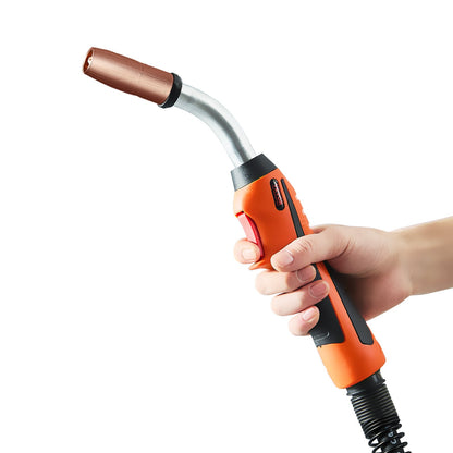 250-Ampere-MIG-Schweißpistole mit 15 Fuß langem Kabel für Drähte von 0,030", 0,035" und 0,045"