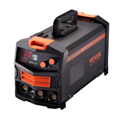MIG-Schweißgerät, 130 Ampere, gasloses MIG-Schweißgerät mit Fülldraht und IGBT-Wechselrichter