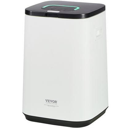 20L großer Handtuchtrockner mit LED-Anzeige, U-förmigem Licht und Timer, Weiß