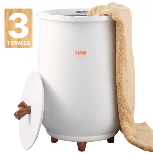 Towel Warmers for Bathroom, Towel Warmer Bucket Auto Shut Off for Spa Fits up to 3 Oversized Bath Towels, Blankets, Clothes, Bathrobes, PJ's and More