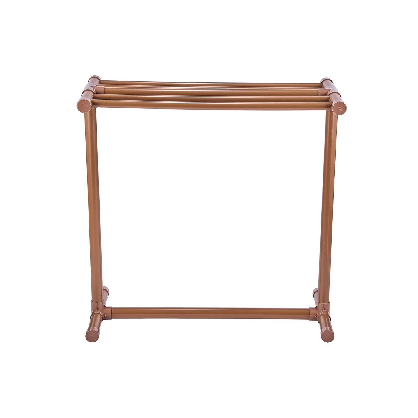 Towel Rack, 5 Bars Outdoor PVC Towel Holder, Floor Standing Pool Towel Hanger Stand with Clips, Bag & Hook, Outdoor Indoor Quilt Drying Rack Organizer, Ideal for Poolside, Bathroom, Spa, Brown