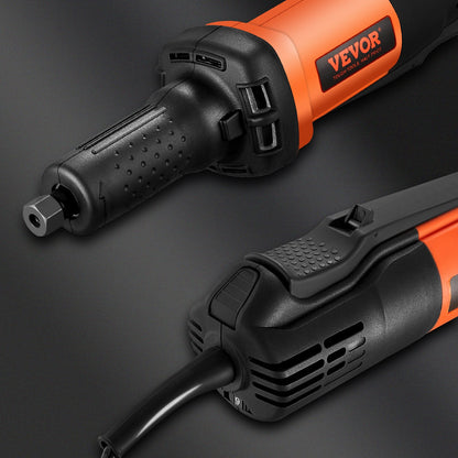 Stempelschleifer, 1/4 Zoll, robuster gerader Stempelschleifer, 30.000 U/min, 6 variable Geschwindigkeiten