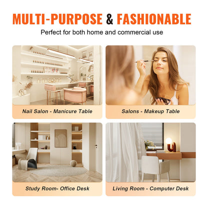Maniküre-Tisch-Nagel-Schreibtisch-Make-up-Ankleidestation mit Handballenauflage