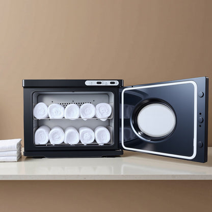 Hot Towel Warmer, 5 gal Large Towel Warmer Cabinet with See Through Window, Clip & Stainless Steel Racks, Holds up 36 Towels, All-Round Heating Cabinet for Spa, Barber, Manicures, Massage, Salon