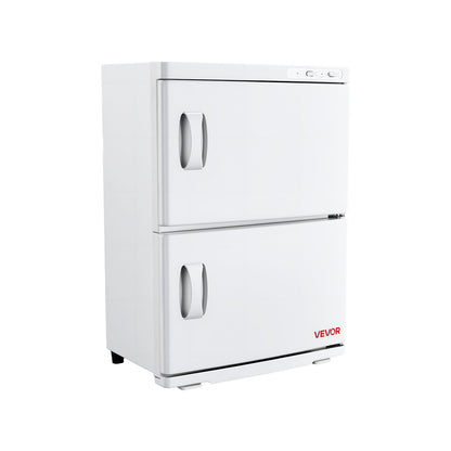 Hot Towel Warmer, 10 gal Large Capacity 2-Tier Towel Warmer Cabinet with Clip & 4 Stainless Steel Racks, Holds up 48 Towels, All-Round Heating Cabinet for Spa, Barber, Manicures, Massage, Salon