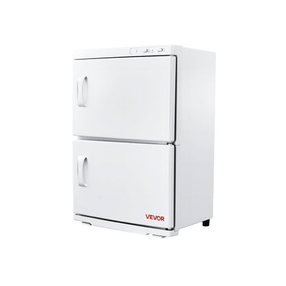 Hot Towel Warmer, 10 gal Large Capacity 2-Tier Towel Warmer Cabinet with Clip & 4 Stainless Steel Racks, Holds up 48 Towels, All-Round Heating Cabinet for Spa, Barber, Manicures, Massage, Salon