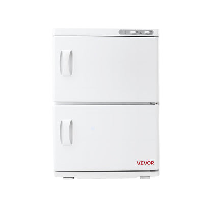 Hot Towel Warmer, 10 gal Large Capacity 2-Tier Towel Warmer Cabinet with Clip & 4 Stainless Steel Racks, Holds up 48 Towels, All-Round Heating Cabinet for Spa, Barber, Manicures, Massage, Salon