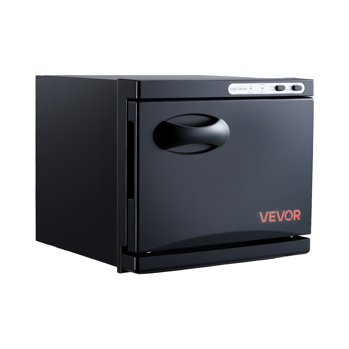 Hot Towel Warmer, 1.76 gal Small Towel Warmer Cabinet with Clip & Stainless Steel Rack, Holds up 12 Towels, Portable All-Round Heating Cabinet for Spa, Barber, Manicures, Massage, Salon, Black