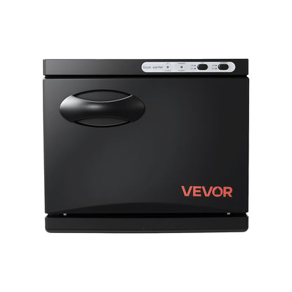 Hot Towel Warmer, 1.76 gal Small Towel Warmer Cabinet with Clip & Stainless Steel Rack, Holds up 12 Towels, Portable All-Round Heating Cabinet for Spa, Barber, Manicures, Massage, Salon, Black