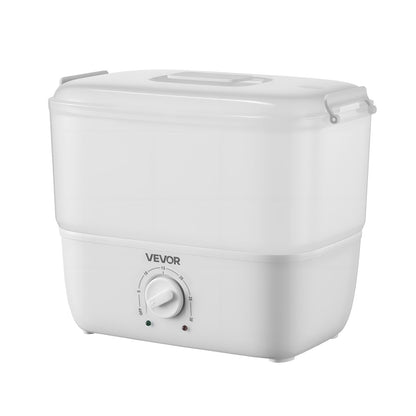 Hot Towel Warmer, 1.1 gal Small Towel Steamer with Clip & Indicator, Holds 12-15 Towels, Portable Facial Warmer Quickly Heats Up in 5 Minutes, for Spa, Barber, Manicures, Massage, Salon, White