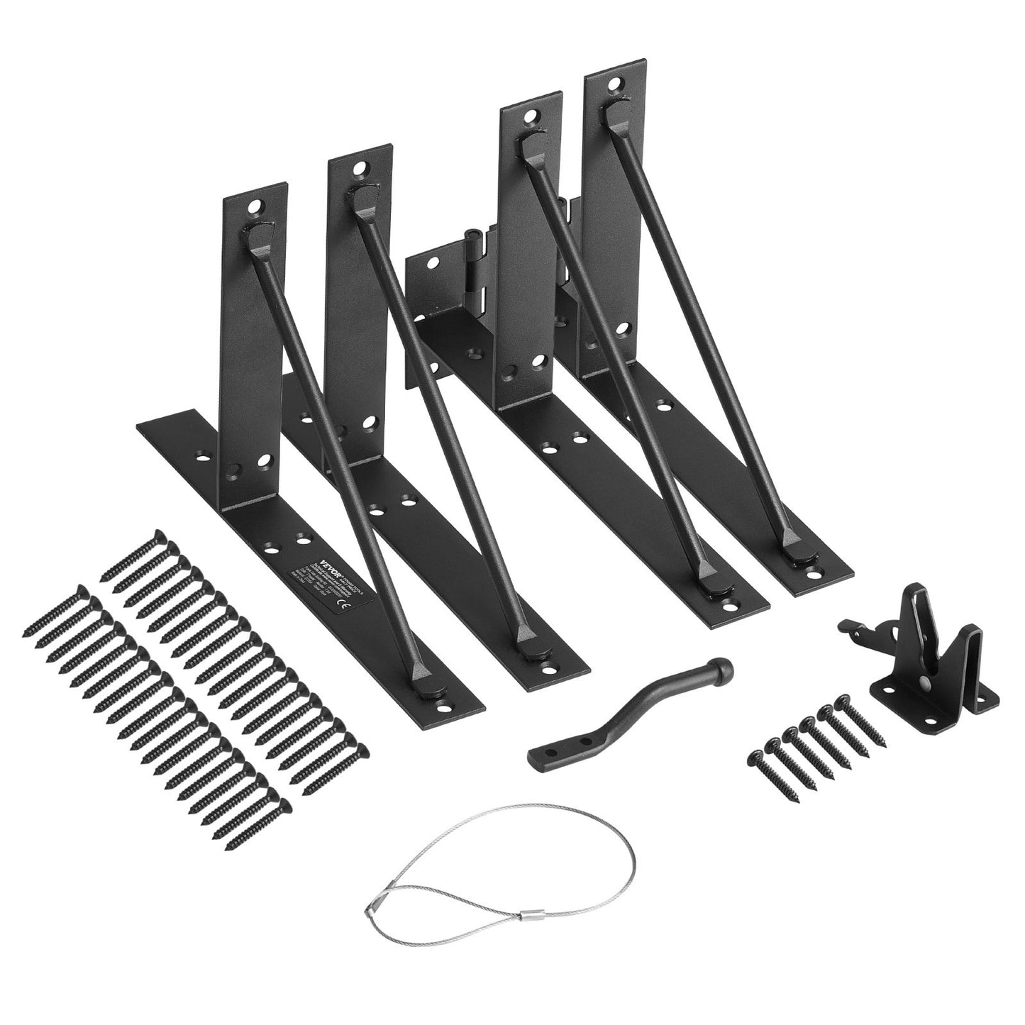 Gate Hörn Brace Bracket Anti Sag Gate Frame Hardware Kit för Stall Gate