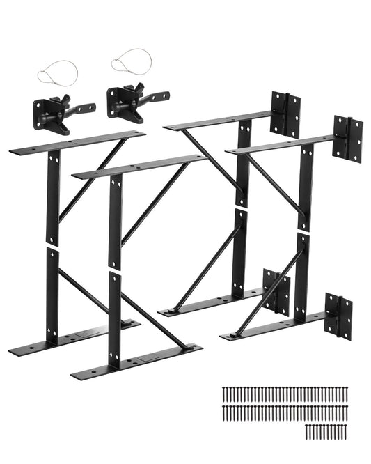 Gate Corner Brace Bracket 2 Set Anti Sag Gate Frame Hardware Kit Järn