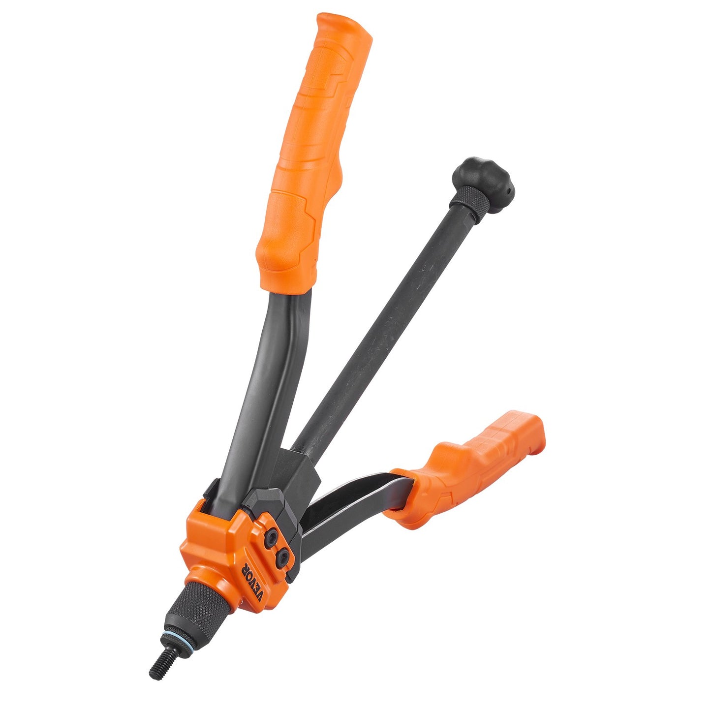 Nietmutternwerkzeug, 14-Zoll-Nietmuttern-Werkzeugsatz mit 7 metrischen und SAE-Dornen, 70-teiliges Sortiment an Nietmuttern, 10-24, 1/4-20, M6, 5/16-18, M8, 3/8-16, M10, Nietmutternsatz mit robuster Tragetasche