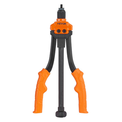 Nietmutternwerkzeug, 14-Zoll-Nietmuttern-Werkzeugsatz mit 7 metrischen und SAE-Dornen, 70-teiliges Sortiment an Nietmuttern, 10-24, 1/4-20, M6, 5/16-18, M8, 3/8-16, M10, Nietmutternsatz mit robuster Tragetasche