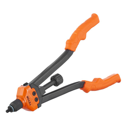 Rivet Mutter Tool, 16” Rivnut Tool Kit med 13PCS metriska och SAE dorn, 186PCS Nit Mutter, M3, M4, 10-24, M5, M6, 1/4-20, 8-32, 5/16-18, M8, 3/101, M-1, M-1, M3, M4, 10-24 Bärväska