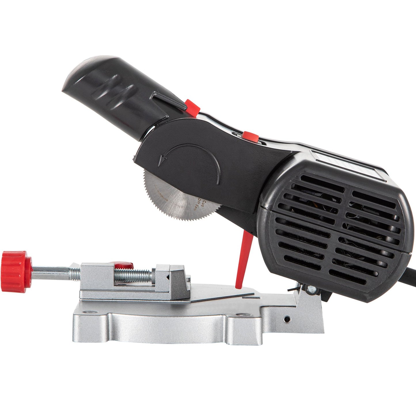 Mini Miter Cut-off Chop Saw, Two 2-5/16\" Blade of Steel and Resin with 1/2inch Cutting Depth, 0-45° Benchtop Miter Saw for Copper, Aluminum, Wood, Zinc in Hobby Craft