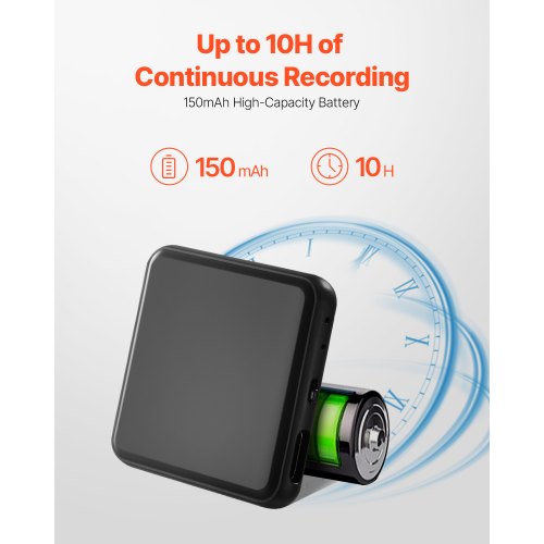 Mini-Digital-Sprachaufzeichnungsgerät mit magnetischem Aufnahmegerät zum Zuhören