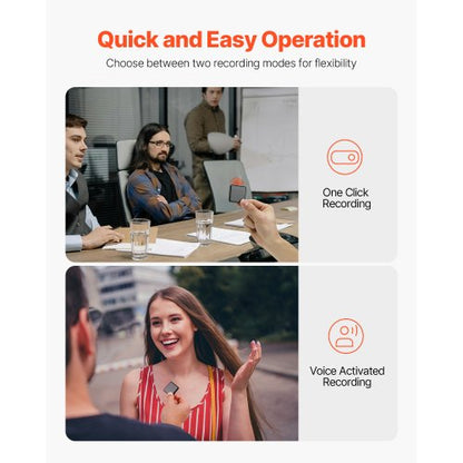 Mini-Digital-Sprachaufzeichnungsgerät mit magnetischem Aufnahmegerät zum Zuhören